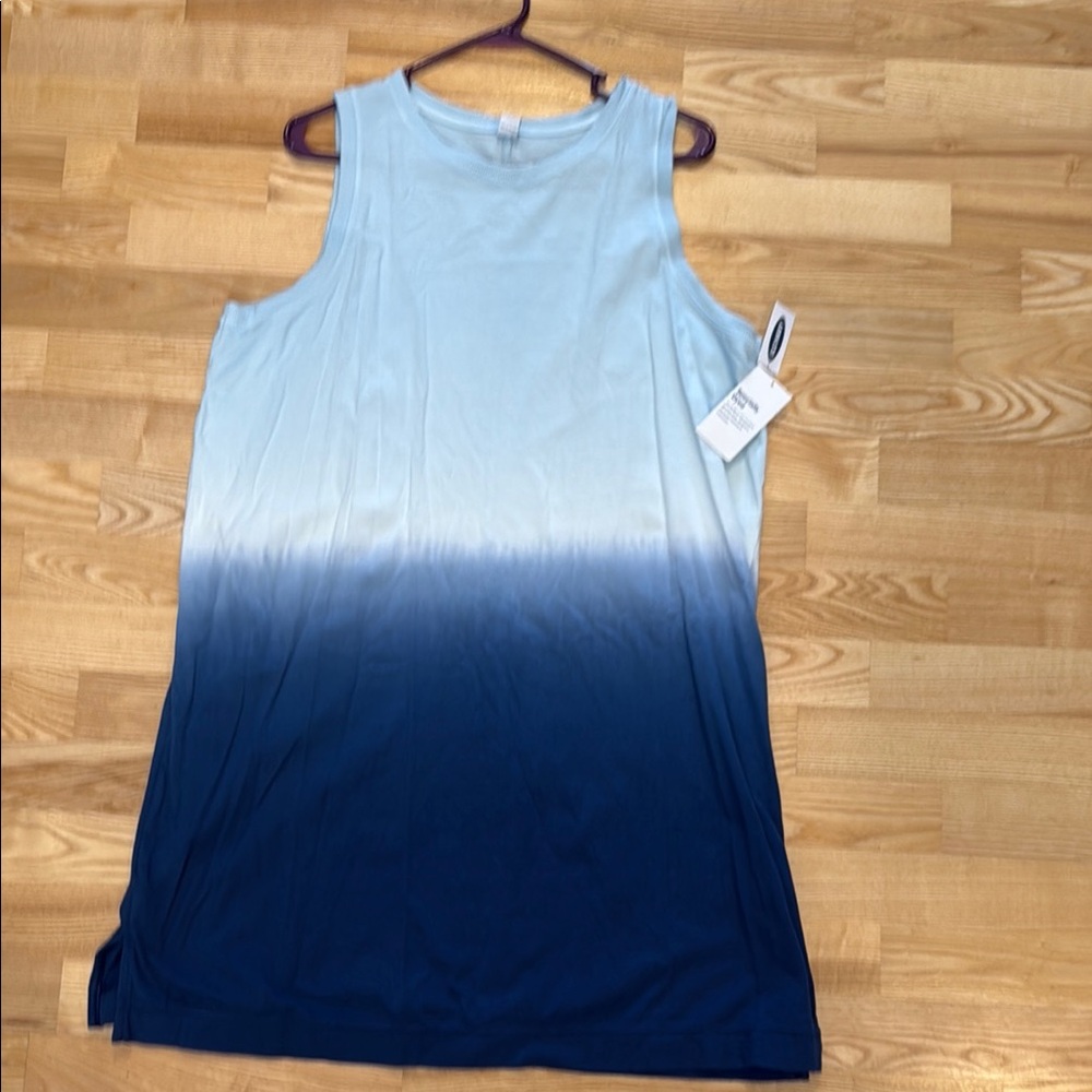 Old Navy Blue Ombre Tank Dress